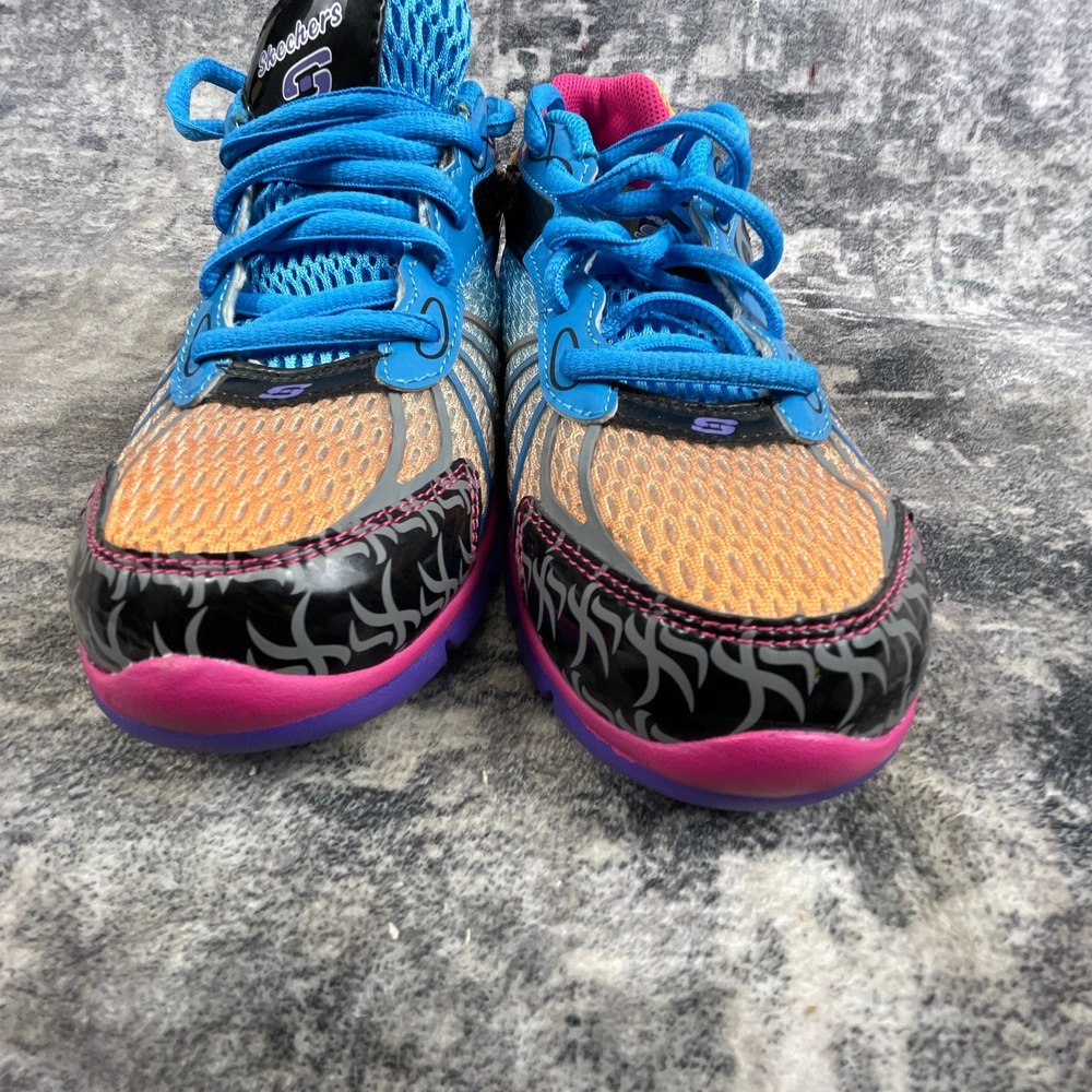 Skechers Women 7 Rainbow Running Shoes Running Wild Colorful Mesh New No Box - Picture 8 of 10
